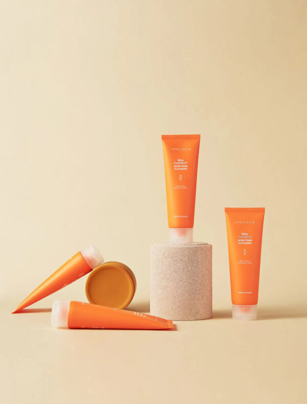 April Skin Real Carrot Acne Foam Cleanser 2