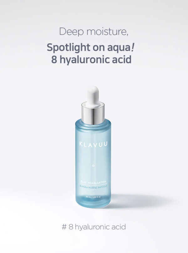 Klavuu Blue Pearlsation 8 Hydra Marine Ampoule 4